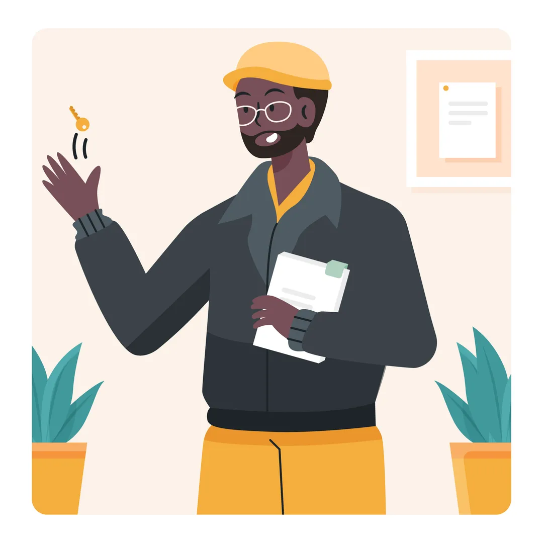 Property management services illustration
